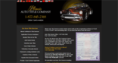 Desktop Screenshot of illinoisautotitle.com