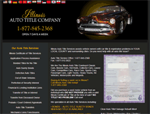 Tablet Screenshot of illinoisautotitle.com